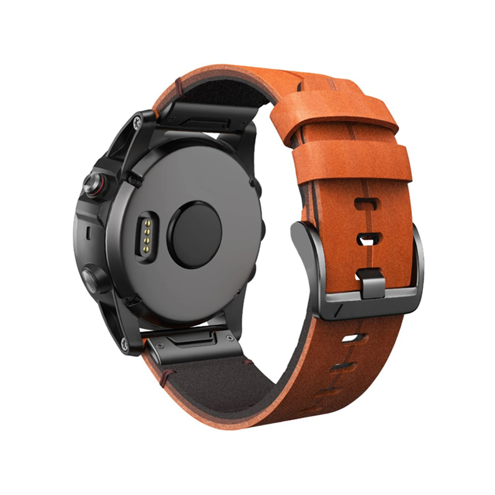 Quick-Fit Strap | 26mm (Modern Leather & Titanium) – 2 colors