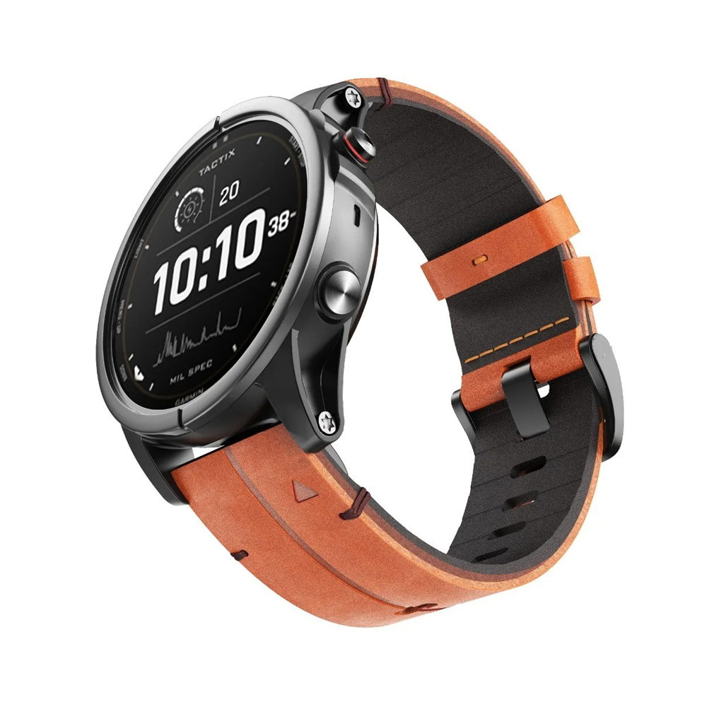 Quick-Fit Strap | 22mm (Modern Leather & Titanium) – 2 colors