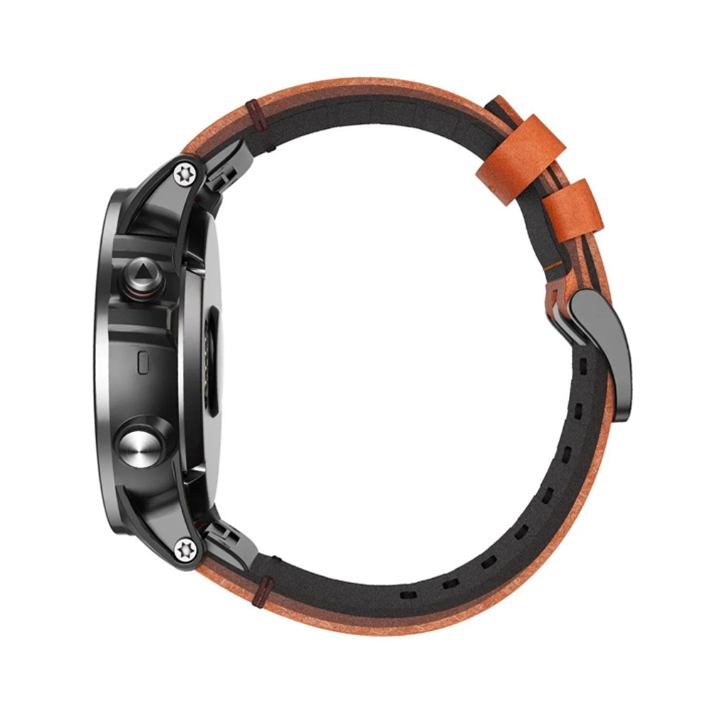 Quick-Fit Strap | 26mm (Modern Leather & Titanium) – 2 colors
